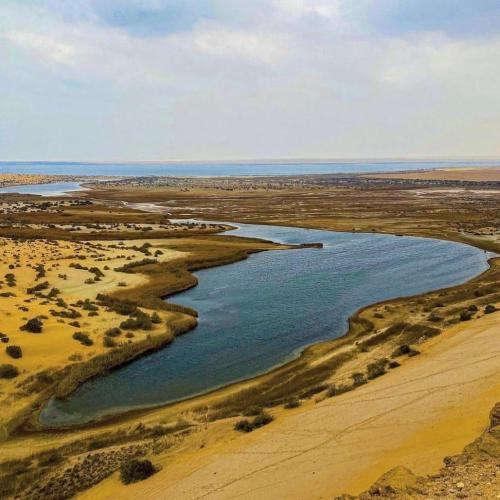 Fayoum Egypt, oasis, desert, lake, waterfalls